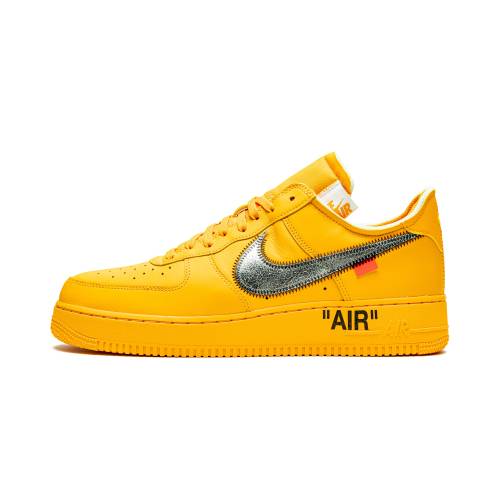 ナイキ 空軍 \"OFFWHITE GOLD\"" スニーカー メンズ NIKE AIR FORCE 1 LOW \""OFF-WHITE - UNIVERSITY DD1876 700 /"