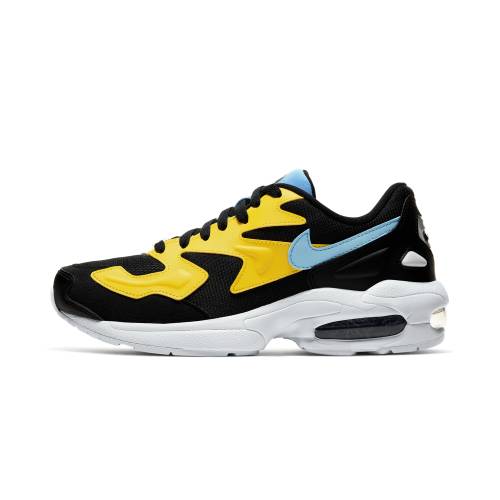 ナイキ マックス 青み 青色 大気圏マックス \"YELLOW BLACK\"" スニーカー レディース NIKE AIR MAX 2 LIGHT WMNS BLUE CJ7980 700 /"
