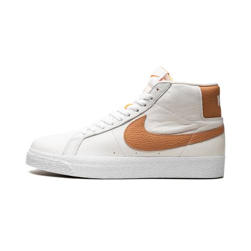 ナイキ エスビー 望遠レンズ ブレイザー ミッド \"ORANGE COGNAC\"" スニーカー メンズ NIKE SB ZOOM BLAZER MID ISO LABEL - DM0587 100 /"