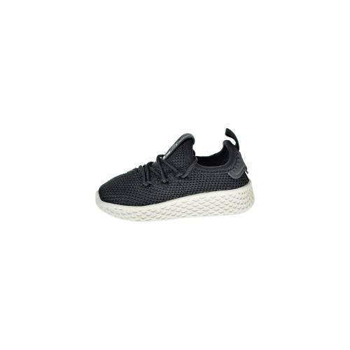 アディダス テニス カーボン \"CARBON WHITE\" ジュニア キッズ ADIDAS PHARRELL WILLIAMS TENNIS HU TD / CARBON CHALK BB6826 ベビー マタニティ スニーカー