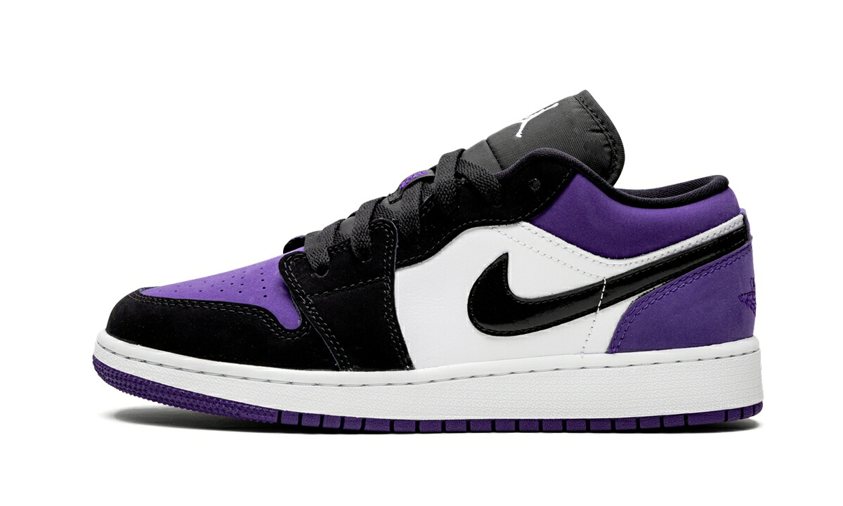 ナイキ ジョーダン エアジョーダン "COURT PURPLE" ジュニア キッズ JORDAN AIR 1 LOW GS 553560 125 / ベビー マタニティ スニーカー｜スニケス