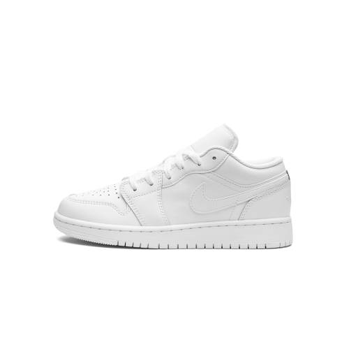 ナイキ ジョーダン エアジョーダン "TRIPLE WHITE" ジュニア キッズ JORDAN AIR 1 LOW GS 553560 136 / ベビー マタニティ スニーカー｜スニケス