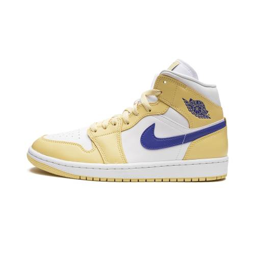 ナイキ ジョーダン ミッド \"LEMON WASH\"" スニーカー レディース JORDAN AIR 1 MID WMNS BQ6472 701 /"