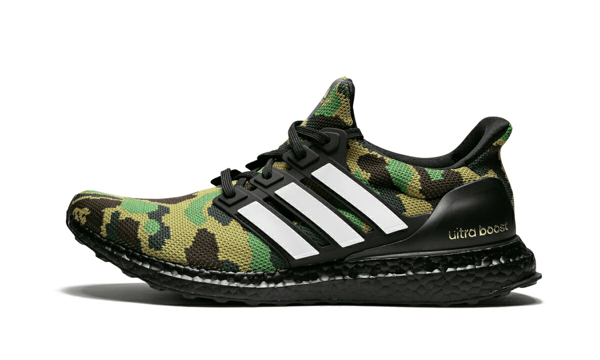 アディダス ウルトラ ブースト 間鴨柄 ウルトラブースト \"1ST GREEN\"" スニーカー メンズ ADIDAS ULTRA BOOST BAPE CAMO F35097 /"