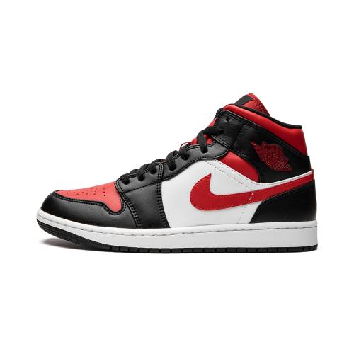 ナイキ ジョーダン ミッド エアジョーダン \"BRED TOE\" スニーカー メンズ JORDAN AIR 1 MID 554724 079 /