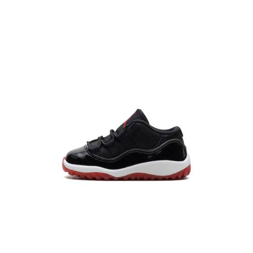 ナイキ ジョーダン エアジョーダン \"BRED\"" もの言う花 JORDAN AIR 11 RETRO LOW TD FV5120 006 / キッズ マタニティ スニーカー"