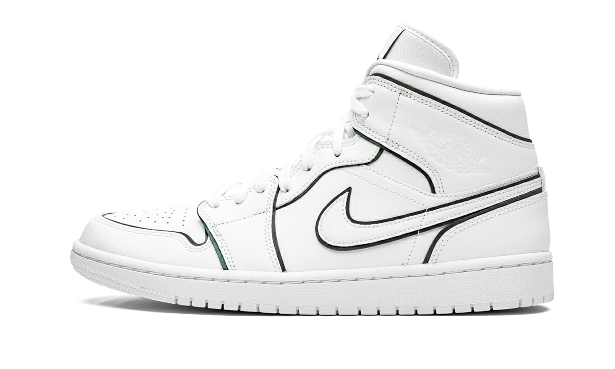 ナイキ ジョーダン ミッド \"IRIDESCENT OUTLINE\"" スニーカー レディース JORDAN AIR 1 MID WMNS CK6587 100 /"