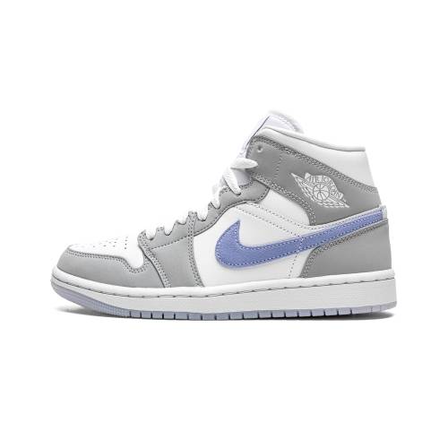 ナイキ ジョーダン ミッド \"GREY BLUE\"" スニーカー レディース JORDAN AIR 1 MID WMNS BQ6472 105 /"