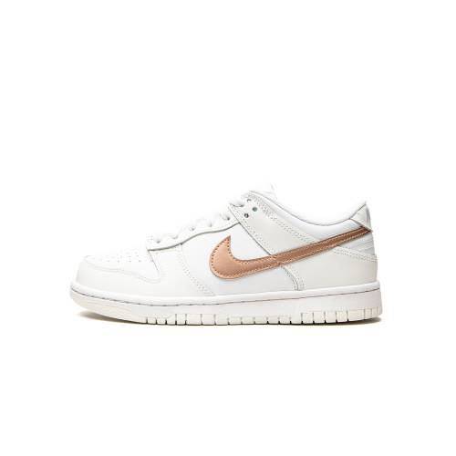 ナイキ ダンク 赤 赤いこと ダンクロー \"WHITE BRONZE\"" お坊っちゃん キッズ NIKE DUNK LOW GS / METALLIC RED DH9765 100 もの言う花 マタニティ スニーカー"