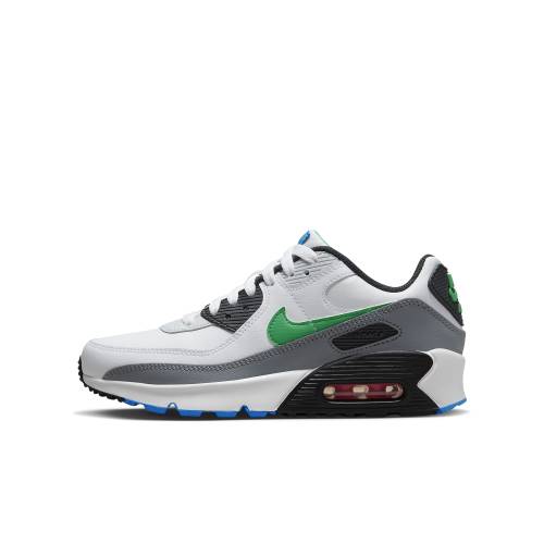ナイキ マックス 冷やりとした エア湖マックス \"WHITE GREY\"" 御坊っちゃん キッズ NIKE AIR MAX 90 LTR GS COOL DV3607 102 / もの言う花 マタニティ スニーカー"