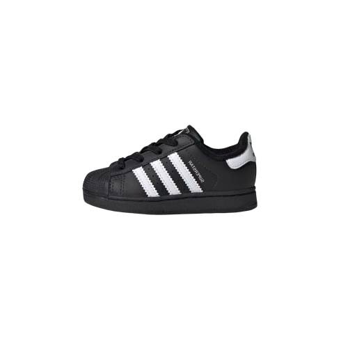 アディダス スーパースター "BLACK WHITE" ジュニア キッズ ADIDAS SUPERSTAR II ELASTIC LACE TD / IH6482 ベビー マタニティ スニーカー|スニケス