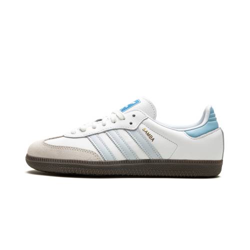 アディダス サンバ \"WHITE BLUE\" スニーカー メンズ ADIDAS SAMBA OG / HALO ID2055