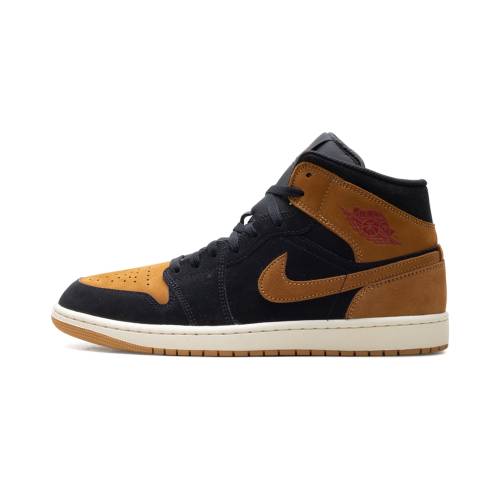 ナイキ ジョーダン ミッド エアジョーダン "BLACK BEIGE" スニーカー メンズ JORDAN AIR 1 MID SE "BLACK/BEIGE" HV4091 002 /｜スニケス