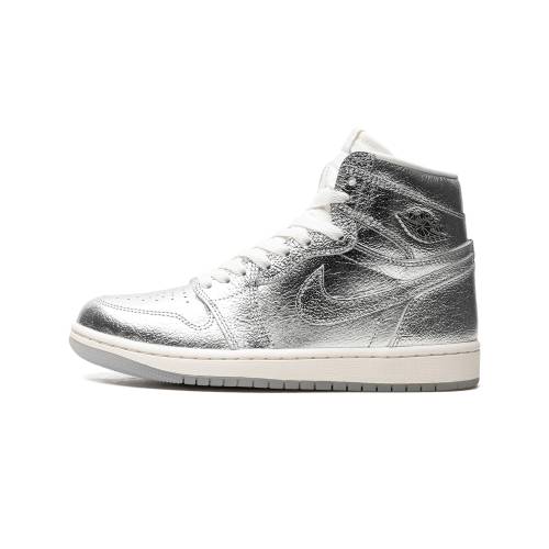 ナイキ ジョーダン 御機嫌 エアジョーダン \"METALLIC SILVER\"" スニーカー レディース JORDAN AIR 1 HIGH OG WMNS FN7249 001 /"