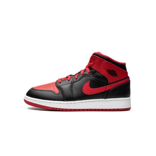 ナイキ ジョーダン ミッド エアジョーダン "ALTERNATE BRED" ジュニア キッズ JORDAN AIR 1 MID GS DQ8423 060 / ベビー マタニティ スニーカー|スニケス
