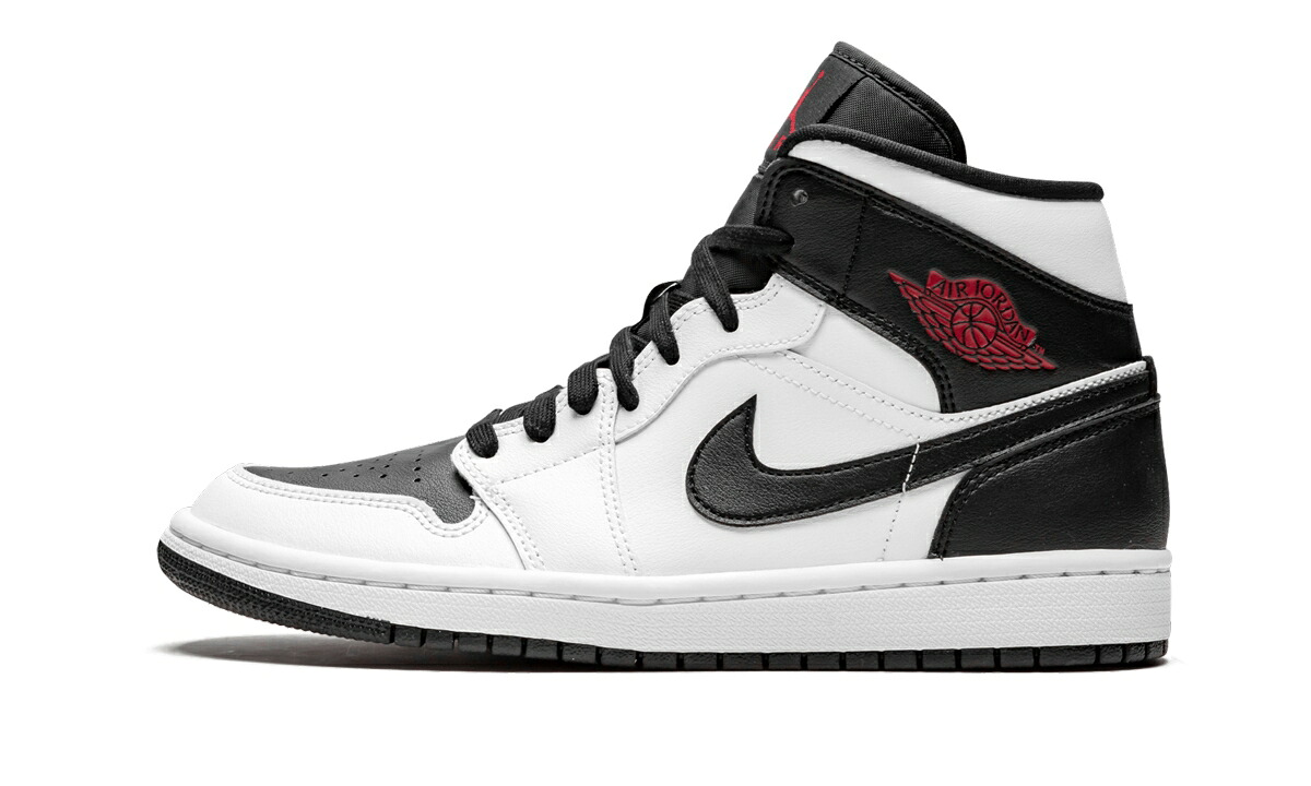 ナイキ ジョーダン ミッド 黒色 ブラック "REVERSE TOE" スニーカー レディース JORDAN AIR 1 MID WMNS BLACK BQ6472 101 /|スニケス
