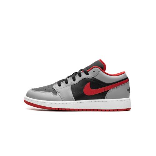 ナイキ ジョーダン たき火 エアジョーダン \"BLACK RED\"" お坊っちゃん キッズ JORDAN AIR 1 LOW GS / FIRE 553560 060 もの言う花 マタニティ スニーカー"