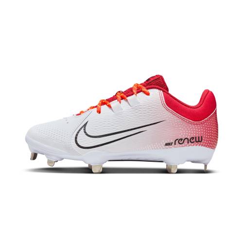 ナイキ 労働者階級 赤 赤いこと \"UNIVERSITY WHITE\"" スニーカー レディース NIKE HYPERDIAMOND 4 PRO WMNS RED /WHITE\"" CZ5920 600 /"