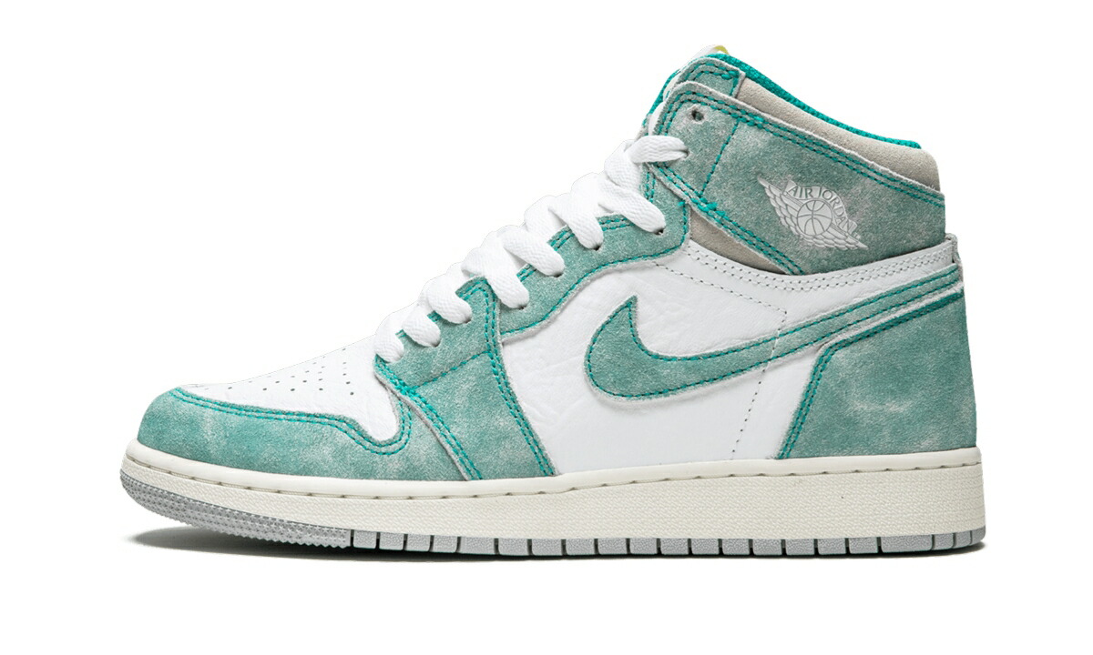 ナイキ ジョーダン 御機嫌 エアジョーダン \"TURBO GREEN\"" お坊っちゃん キッズ JORDAN AIR 1 RETRO HIGH OG GS 575441 311 / もの言う花 マタニティ スニーカー"