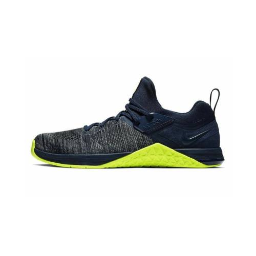 ナイキ 飛球編み物 \"OBSIDIAN VOLT\"" スニーカー メンズ NIKE METCON FLYKNIT 3 AQ8022 407 /"