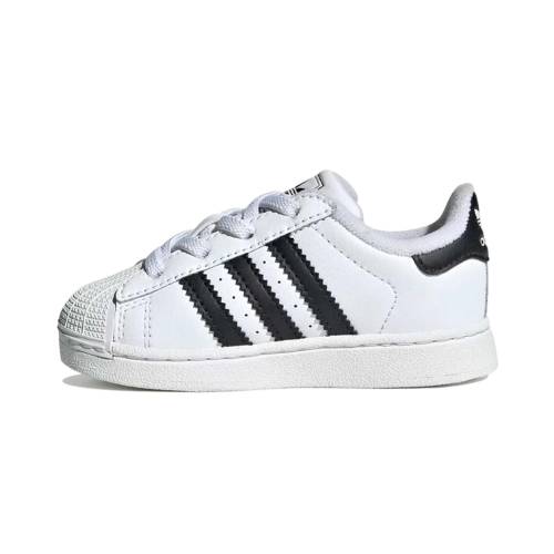 アディダス スーパースター "CLOUD WHITE" ジュニア キッズ ADIDAS SUPERSTAR II ELASTIC LACE TD JH9984 / ベビー マタニティ スニーカー｜スニケス