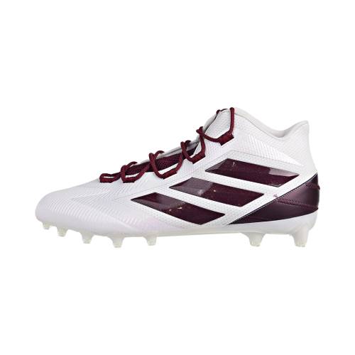 アディダス カーボン ミッド クリーツ スパイク 白色 ホワイト マルーン "CLOUD BURGUNDY" スニーカー メンズ ADIDAS FREAK CARBON MID CLEATS WHITE / MAROON COLLEGIATE F97432｜スニケス 26,065円