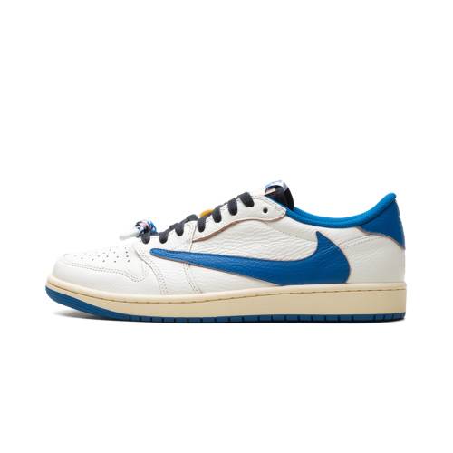 ナイキ ジョーダン エアジョーダン \"トラヴィススコット SAIL\"" スニーカー メンズ JORDAN AIR 1 LOW \""TRAVIS SCOTT - FRAGMENT DM7866 104 /"