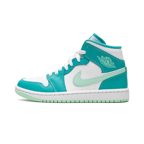 ナイキ ジョーダン ミッド \"WASHED TEAL\"" スニーカー レディース JORDAN AIR 1 MID WMNS DV2229 300 /"