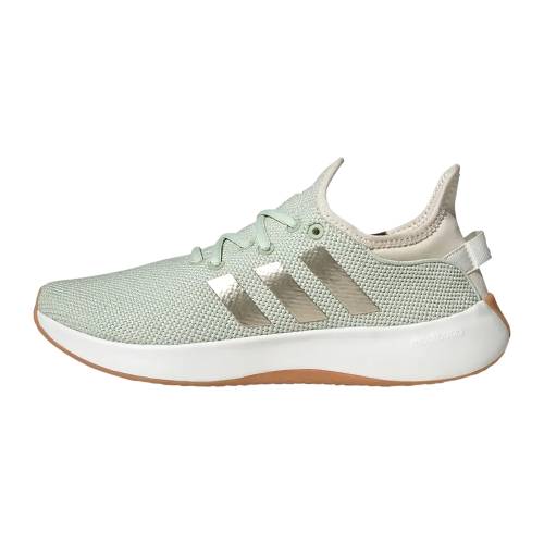アディダス 純然たる 緑 緑であること \"LINEN MET. WHITE\"" スニーカー レディース ADIDAS CLOUDFOAM PURE WMNS GREEN WONDER JI4875 /"