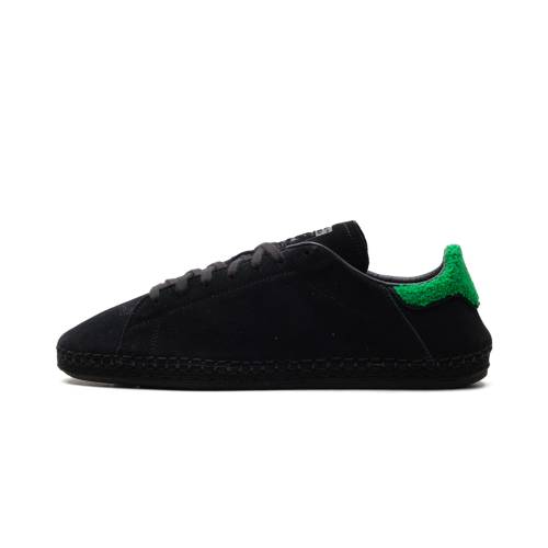アディダス 黒いこと 黒いこと 立場し損ない \"CLOT GREEN\"" スニーカー メンズ ADIDAS STAN SMITH ESPADRILLE - BLACK JQ9227 /"