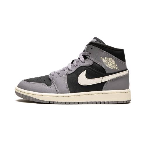 ナイキ ジョーダン ミッド \"CEMENT GREY\"" スニーカー レディース JORDAN AIR 1 MID WMNS BQ6472 022 /"