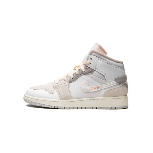 ナイキ ジョーダン ミッド \"INSIDE OUT\"" 御坊っちゃん キッズ JORDAN 1 MID SE CRAFT GS DQ3726 100 / もの言う花 マタニティ スニーカー"