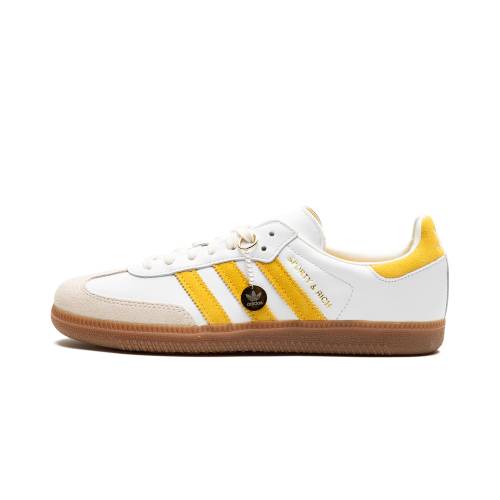 アディダス サンバ 白色 ホワイト \"SPORTY \u0026 GOLD\" スニーカー メンズ ADIDAS SAMBA OG RICH - WHITE BOLD IF5661 /