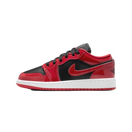 ナイキ ジョーダン エアジョーダン "PATENT BRED" ジュニア キッズ JORDAN AIR 1 LOW SE GS HV4396 006 / ベビー マタニティ スニーカー|スニケス