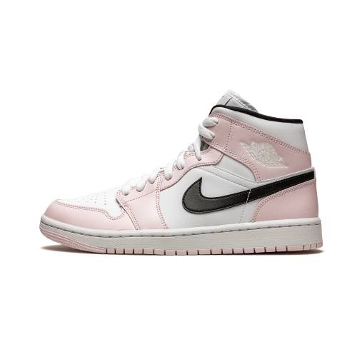 ナイキ ジョーダン ミッド \"BARELY ROSE\"" スニーカー レディース JORDAN AIR 1 MID WMNS BQ6472 500 /"