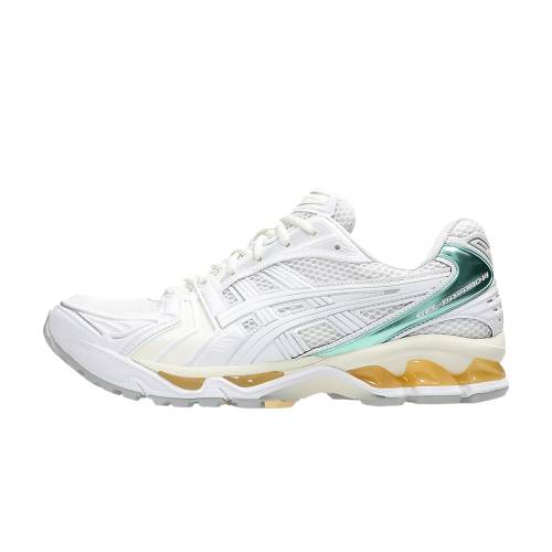 アシックス \"WHITE GOLD\"" スニーカー メンズ ASICS GEL-KAYANO 14 MINT 1203A537 107 /"