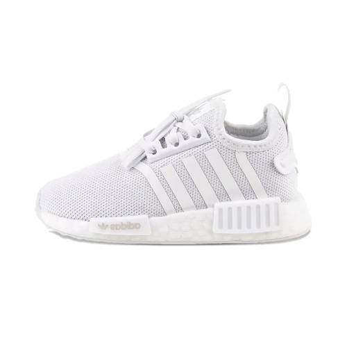アディダス \"WHITEGREY ONE\"" もの言う花 ADIDAS NMD R1 I REFINED TD \""WHITE-GREY H02346 / キッズ マタニティ スニーカー"