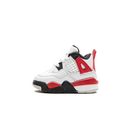 ナイキ ジョーダン エアジョーダン \"RED CEMENT\"" 御坊っちゃん キッズ JORDAN AIR 4 TD BQ7670 161 / もの言う花 マタニティ スニーカー"
