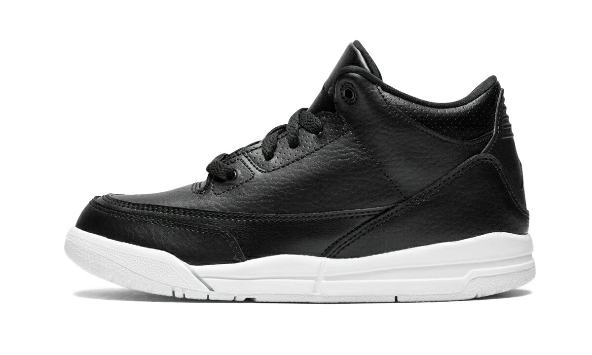 ナイキ ジョーダン "BLACK" ジュニア キッズ JORDAN 3 RETRO PS 429487 020 / ベビー マタニティ スニーカー|スニケス