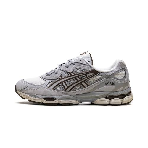 アシックス 薄墨色 シメント 薄墨色 \"CREAM BROWN\"" スニーカー メンズ ASICS GEL-NYC CEMENT GREY 1203A383 114 /"