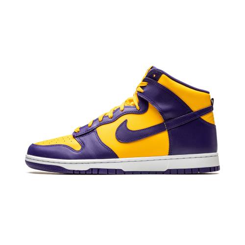 ナイキ ダンク 御機嫌 ダンクハイ \"LAKERS\"" スニーカー メンズ NIKE DUNK HIGH RETRO DD1399 500 /"