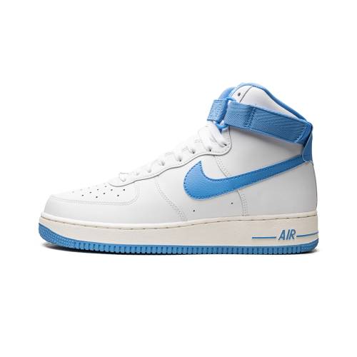 ナイキ ご機嫌 空軍 \"UNIVERSITY BLUE\"" スニーカー レディース NIKE AIR FORCE 1 HIGH MNS WMNS DX3805 100 /"