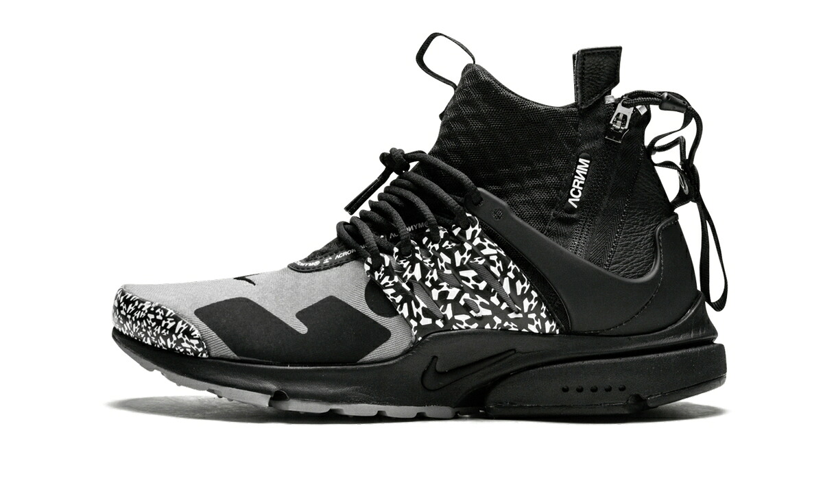 ナイキ プレスト ミッド 冷やりとした エア湖 \"ACRONYM GREY\"" スニーカー メンズ NIKE AIR PRESTO MID /ACRONYM - COOL AH7832 001 /"