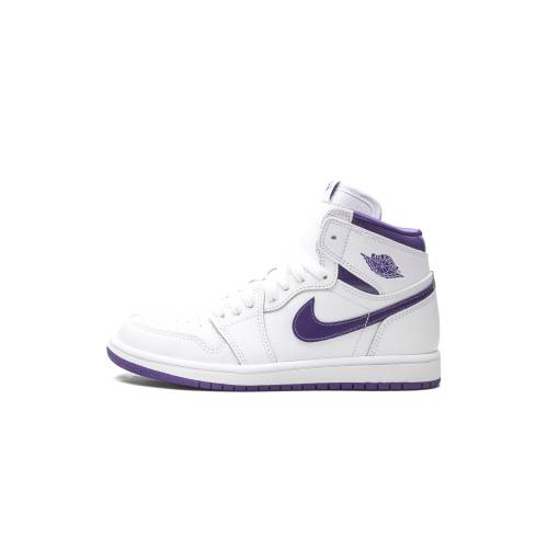 ナイキ ジョーダン ハイ エアジョーダン "COURT PURPLE" ジュニア キッズ JORDAN AIR 1 RETRO HIGH PS CU0449 151 / ベビー マタニティ スニーカー｜スニケス