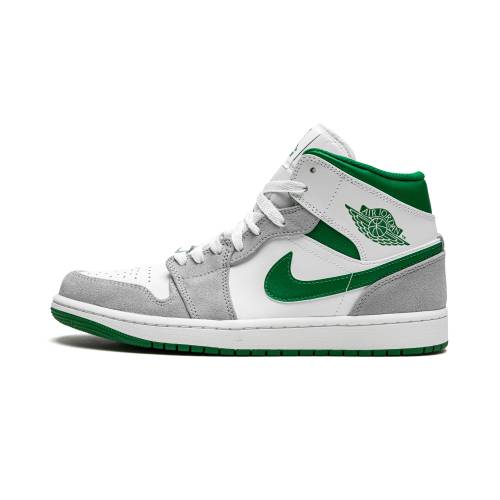 ナイキ ジョーダン ミッド 緑 緑であること エアジョーダン \"GREY WHITE\"" スニーカー メンズ JORDAN AIR 1 MID SE / PINE GREEN DC7294 103"