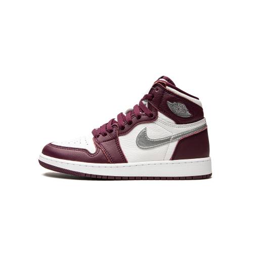 ナイキ ジョーダン ご機嫌 エアジョーダン \"BORDEAUX\"" 御坊っちゃん キッズ JORDAN AIR 1 RETRO HIGH OG GS 575441 611 / もの言う花 マタニティ スニーカー"