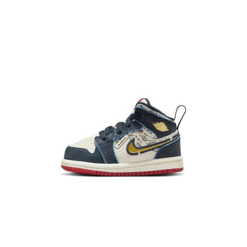ナイキ ジョーダン ミッド エアジョーダン "TAKE FLIGHT" ジュニア キッズ JORDAN AIR 1 MID SE TD FN1351 400 / ベビー マタニティ スニーカー|スニケス