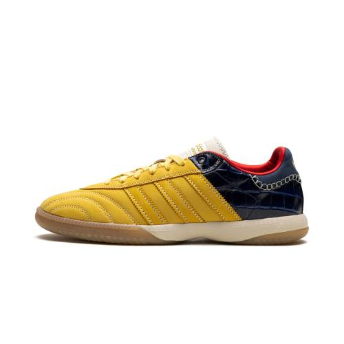 アディダス サンバ ゴールド 紺色 ネイビー "WALES CROC" スニーカー メンズ ADIDAS SAMBA MILLENIUM BONNER - FADE GOLD / NAVY IH8407｜スニケス