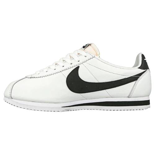 ナイキ クラシック コルテッツ プレミアム クラシックコルテッツ "WHITE BLACK" スニーカー メンズ NIKE CLASSIC CORTEZ PREMIUM QS 724262 100 /|スニケス