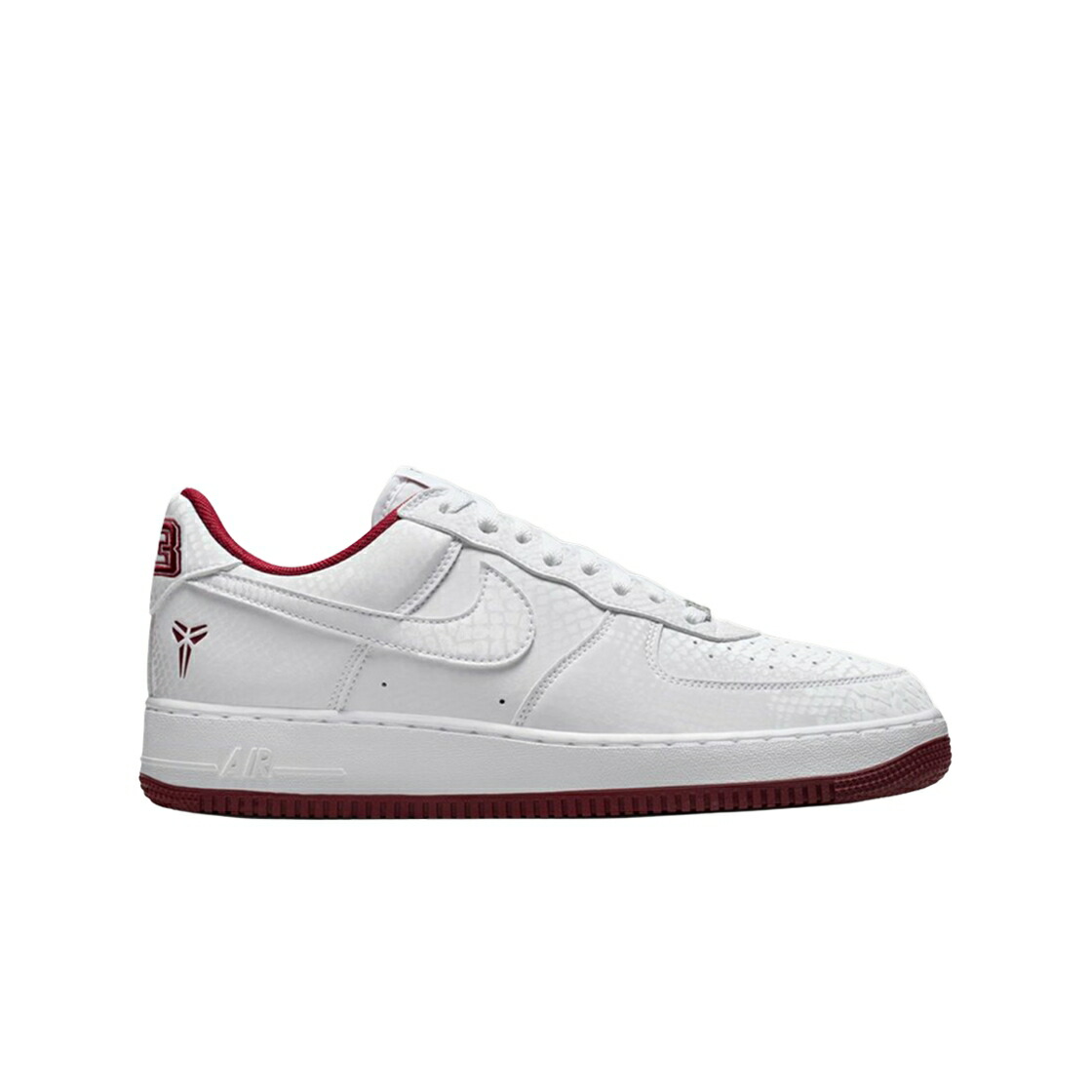 ナイキ コービー ブライアント 白色 ホワイト チーム 赤 レッド エアフォース スニーカー メンズ NIKE X KOBE BRYANT AIR FORCE 1 LOW WHITE TEAM RED / WHITE TEAM RED